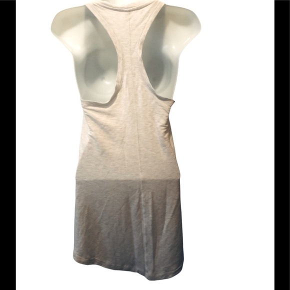Victoria’s Secret Racerback Chemise Tee Size S Light Gray Lounge Wear Sexy Wear - Picture 2 of 3